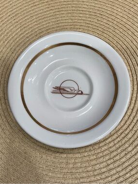 Vintage Union Pacific Railroad Winged Zephyr Streamliner Saucer